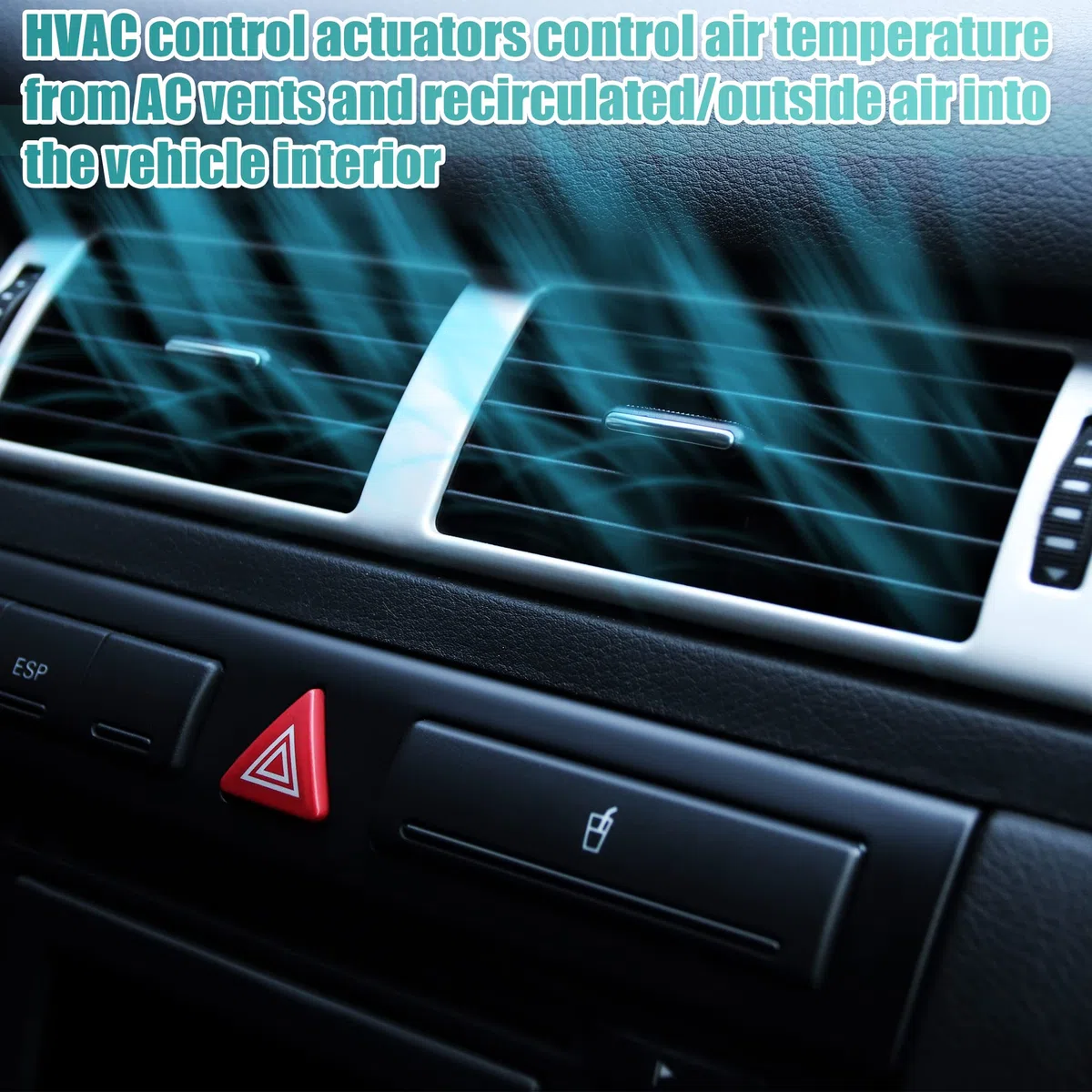 X AUTOHAUX A/C Calentador Aire Mezcla Puerta Actuador Para Chrysler 300 07 | Oe604-004 5061099Aa,Para Chrysler 300 05-07,T&C 06-07;Para Dodge 05-07:Dakota,Magnum;06-07:Caravan,Charger,Gr Caravan