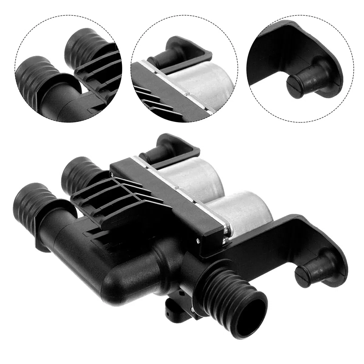 Válvula de control de refrigerante, válvula de control de calefacción de repuesto para X5 E53 E70 F15 F85 X6 E71 E72 F16 F86 Accesorios para coche Pieza # 64116910544, 1147412166, 15633601