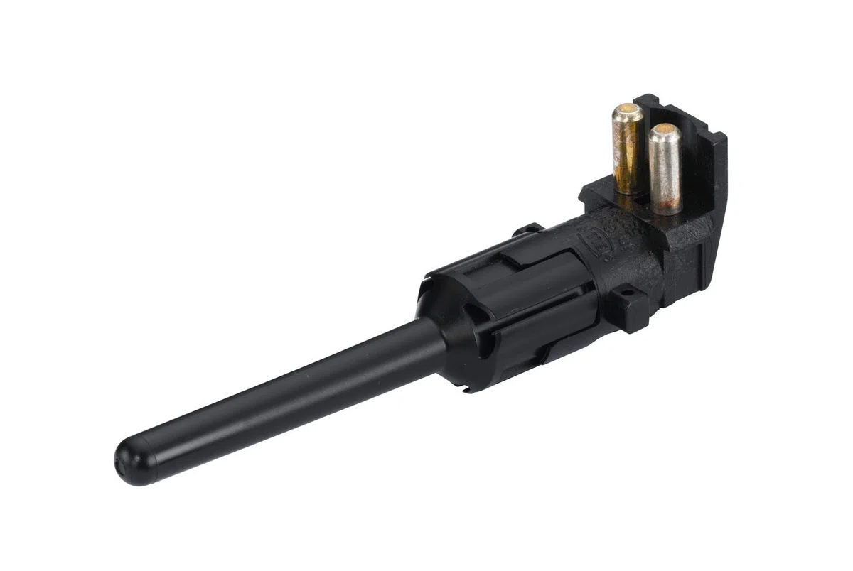 HELLA 6PR 005 923-061 Interruptor de nivel, indicador bajo nivel refrigerante - 12V - Número de conexiones: 2 - Conector redondo - Altura: 86.7mm - Color de carcasa: negro