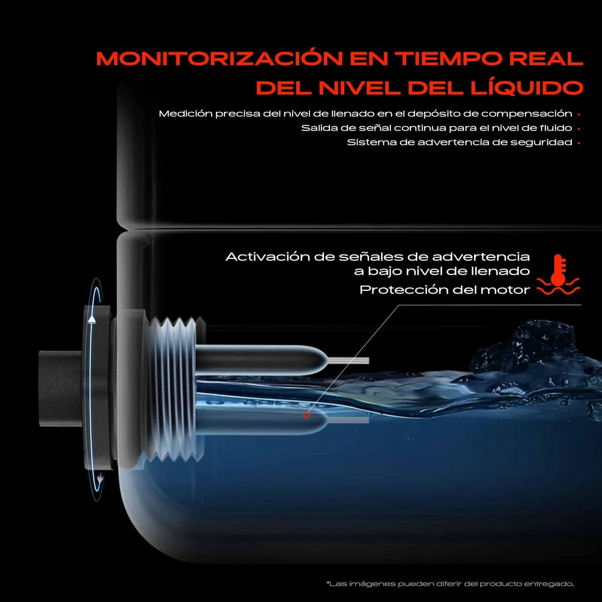 Frankberg Sensor de nivel de refrigerante Nivel de agua de refrigeración Compatible con C4 Grand Picasso I UA C3 II SC Xsara Picasso N68 607 9D 9U Berlingo/Berlingo First MPV GFK GJK MF 1306J0