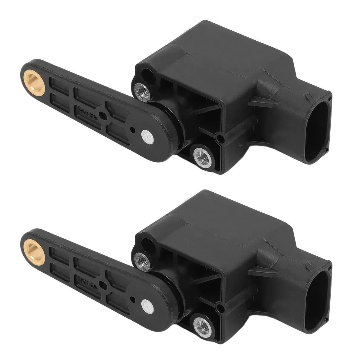 2 sensores de nivel de suspensión neumática para BMW E46 Serie 5 E39 E60 E61 E38 E65 E66 E67 X3 E83 X5 E53 E46 M5 E60 E61 E85 E86 E89 1994-2018 Sensor de altura de nivel Parte delantera