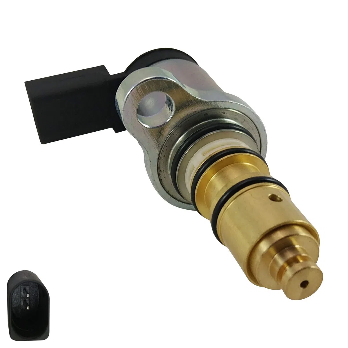 Válvula reguladora GEPCO para compresor de aire acondicionado Sanden PXE13 PXE16 SD7V16 Compatible con Audi TT, A3 Seat Alhambra, Altea, Leon, Toledo Skoda Octavia II, Superb II, Yeti VW Caddy III