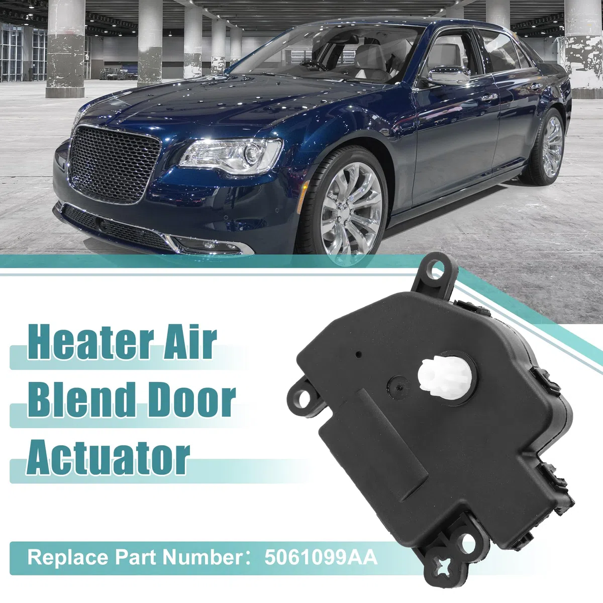 X AUTOHAUX A/C Calentador Aire Mezcla Puerta Actuador Para Chrysler 300 07 | Oe604-004 5061099Aa,Para Chrysler 300 05-07,T&C 06-07;Para Dodge 05-07:Dakota,Magnum;06-07:Caravan,Charger,Gr Caravan